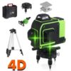 Професионален 4D Лазерен Нивелир с 16 Линии + ТРИНОГА