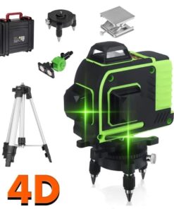 Професионален 4D Лазерен Нивелир с 16 Линии + ТРИНОГА