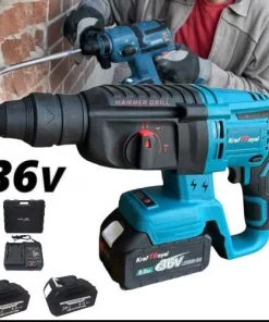 Акумулаторен Безчетков Перфоратор 36V 8Ah с 2 батерии