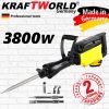 Професионелен Къртач 3800W За Мащабни Проекти 2х Накрайника за къртене и пробиване