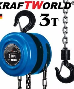 Ръчна Лебедка 3t с Верига с Лостов Механизъм 3m въже