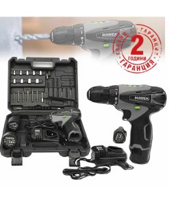 Акумулаторен Винтоверт HAWEK с 2 Батерии 12V