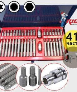 Комплект Накрайници за гедоре Rico 41 части 3/8 1/2