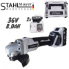 Безчетков Акумулаторен Ъглошлайф 36V 8,0Ah STAHLMAYER