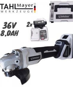 Безчетков Акумулаторен Ъглошлайф 36V 8,0Ah STAHLMAYER