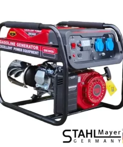 Немски Четиритактов Монофазен Генератор за Ток STAHLMAYER  3,8kW - Бензинов Агрегат