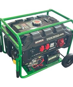 Професионален Монофазен Генератор HAWEK 420cc 25л 6,5kW Качествен Бензинов Агрегат HK6500 4-тактов
