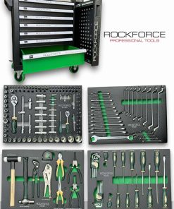 Професионален шкаф с инструменти RockForce 172 части