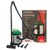 Прахосмукачка за Сухо и Мокро Почистване 20л HAWEK 1200W с 4 Въртящи Колела и 3 Накрайника