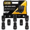 Комплект Дълбоки Ударни Вложки 6-Стенни 1" (22 - 41мм) 8 части JCB 8081-5MPB