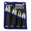 Комплект Клещи Чираци 4 части HAWEK HW-2035 със Самозаключваща се Долна Челюст