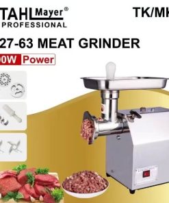 Професионална Електрическа Месомелачка STAHLMAYER TK/MK-8 с Редуктор 800W от Неръждаема Стомана