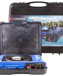 Преносим Газов Котлон за Къмпинг 2500W FORSAGE в Куфар