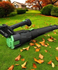 Мощна Акумулаторна Духалка STAHLMAYER 36V 8Ah Въздуходувка за Листа 2 Батерии и Зарядно