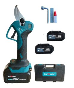 Акумулаторна Безчеткова Лозарска Ножица 36V 8AH с Дисплей и 2 Батерии KRAFTMaster-PRO