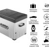 Хладилна Кутия/Чанта 40L HAWEK – 12V / 24V / 220V – Портативен Компресорен Хладилник – Охлаждане и Замразяване Навсякъде
