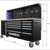 Подвижен Шкаф за Инструменти HAWEK с Работен Дървен Плот